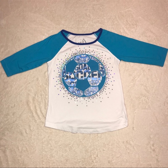 ๐ป= $5 bundled - Justice Graphic Soccer Tee (8) - Picture 1 of 2